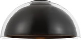 Visual Comfort Modern MDFM73527BZCG Lusi Contemporary Bronze LED Flush Lighting