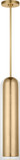 Visual Comfort Modern MDPD73727HABCG Tala Modern Hand-Rubbed Antique Brass LED 25" Mini Pendant Lamp