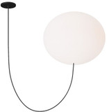 Visual Comfort Modern PBCH36927OPB Helium Modern Matte Black LED Lighting Chandelier