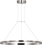 Visual Comfort Modern SLCH14930S Fiama Modern Satin Nickel LED Drop Lighting