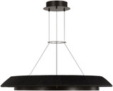 Visual Comfort Modern SLCH55827WBKBZ Noa Contemporary Bronze LED 38.5" Pendant Lighting