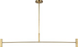 Visual Comfort Modern SLLS57130HAB Ponte Modern Hand Rubbed Antique Brass LED Island Light Fixture