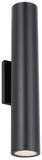 Visual Comfort Modern SLOWS29027B Pressa Modern Black LED Large Exterior Sconce Lighting