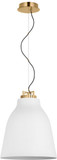 Visual Comfort Modern SLPD29927WNB Forge Modern Natural Brass LED Drop Lighting Fixture