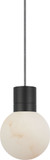 Visual Comfort Modern SLPD541WDIB Mina Modern Black LED Mini Ceiling Pendant Light
