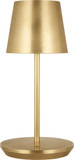 Visual Comfort Modern SLTB53127HAB Nevis Modern Hand Rubbed Antique Brass LED Table Lamp