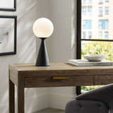 Visual Comfort Studio AET1021MBK1 Galassia Modern Midnight Black Accent Table Top Lamp