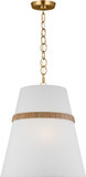 Visual Comfort Studio AP1173RTN Cordtlandt rattan Hanging Lamp