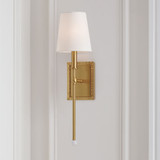 Visual Comfort Studio AW1051BBS Baxley Burnished Brass Wall Light Sconce