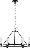 Visual Comfort Studio CC1196AI Keystone Aged Iron Chandelier Light