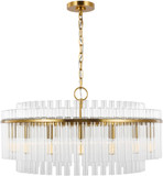 Visual Comfort Studio CC12916BBS Beckett Modern Burnished Brass 32" Lighting Pendant