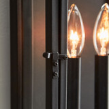 Visual Comfort Studio CO1262TXB Hingham Traditional Textured Black 8" Outdoor Sconce Lighting