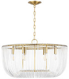 Visual Comfort Studio CP1456BBS Pierce Modern Burnished Brass 28" Pendant Light
