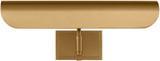 Visual Comfort Studio CW1312BBS Hull Contemporary Burnished Brass 13" Vanity Light Fixture