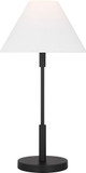 Visual Comfort Studio DJT1011MBK1 Porteau Contemporary Midnight Black LED Lighting Table Lamp