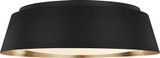 Visual Comfort Studio EF1005MBK Asher Modern Midnight Black 19" Ceiling Lighting Fixture