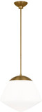 Visual Comfort Studio EP1361BBS Milne Modern Burnished Brass Mini Ceiling Pendant Light