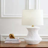 Visual Comfort Studio HT1021MWC1 Bone Modern Matte White Ceramic Lighting Table Lamp