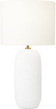Visual Comfort Studio HT1061MWC1 Fanny Modern Matte White Ceramic Side Table Lamp