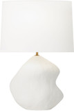 Visual Comfort Studio HT1091MWC1 Broxton Contemporary Matte White Ceramic Table Lamp