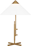 Visual Comfort Studio KT1281BBS1 Franklin Modern Burnished Brass Table Lamp