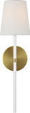 Visual Comfort Studio KSW1091BBSGW Monroe Modern Burnished Brass Lighting Sconce