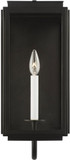 Visual Comfort Studio LO1001TXB Edgar Textured Black 18.625" Exterior Lighting Sconce