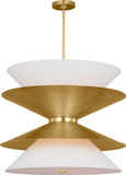 Visual Comfort Studio LXP10212GD Chambord Contemporary Gild Drop Ceiling Lighting