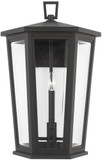 Visual Comfort Studio SLO1074TXB Witley Contemporary Textured Black Outdoor Wall Light Sconce