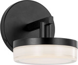 Visual Comfort Studio SLV1011AI Khan Contemporary Aged Iron LED Sconce Lighting