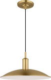 Visual Comfort Studio TP1261BBS Dash Contemporary Burnished Brass LED 18" Hanging Light Fixture