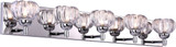 Vinci VL5118-5CH Lotus Modern Chrome 5-Light Bathroom Vanity Light