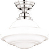 Vaxcel C0176 Huntley Satin Nickel Ceiling Light