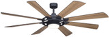 Vaxcel F0113 Burlington Modern Slate Gray LED Home Ceiling Fan