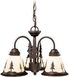 Vaxcel LK55516BBZ-C Yosemite Rustic Burnished Bronze LED Ceiling Fan Light Fixture