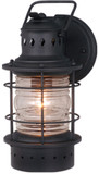 Vaxcel OW37051TB Hyannis Vintage Textured Black Finish 6.75" Wide Outdoor Wall Sconce Lighting