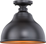 Vaxcel T0315 Delano Outer Oil Burnished Bronze with Inner Light Gold Outdoor Ceiling Light
