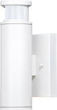 Vaxcel T0343 Chiasso Contemporary Textured White LED Outdoor Dusk To Dawn Motion Sensor Lighting Sconce