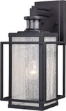 Vaxcel T0469 Hyde Park Modern Espresso Bronze Dusk To Dawn Motion Sensor Exterior Wall Sconce