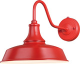 Vaxcel T0487 Dorado Modern Red with Inner White Exterior 12" Wall Lighting Sconce