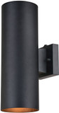 Vaxcel T0653 Chiasso Contemporary Textured Black 14.25" Outdoor Wall Sconce Lighting