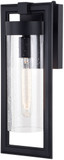 Vaxcel T0686 Malmo Modern Matte Black Exterior Lighting Sconce