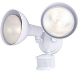 Vaxcel T0694 Modern White Dusk To Dawn Motion Sensor Security Light