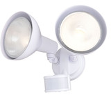 Vaxcel T0696 Contemporary White Dusk To Dawn Motion Sensor Security Light