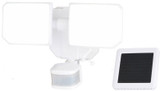 Vaxcel T0722 Modern White LED Solar Dusk To Dawn Motion Sensor Security Light