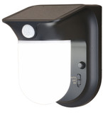 Vaxcel T0724 Modern Black LED Solar Dusk To Dawn Motion Sensor Security Light