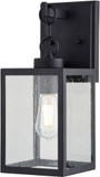 Vaxcel T0771 Berkley Textured Black Outdoor Wall Mounted Lamp
