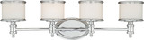 Vaxcel W0149 Carlisle Chrome 4-Light Bath Lighting Sconce