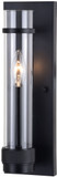 Vaxcel W0427 Bari Modern Matte Black Light Sconce