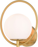 Vaxcel W0475 Bucktown Modern Natural Brass Sconce Lighting
